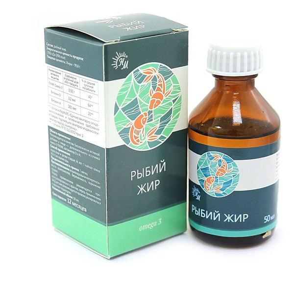 СолНат Рыбий жир Омега-3, жидкость для приема внутрь, 50 мл, 1 шт. фото
