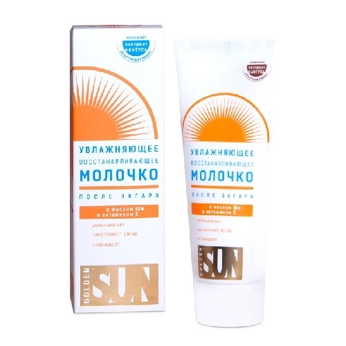 Golden Sun Молочко после загара увлажняющее восстанавливающее, молочко, 60 мл, 1 шт. фото