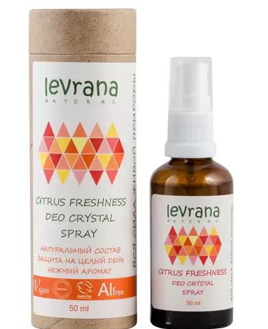 Levrana Дезодорант Цитрусовая свежесть, дезодорант-спрей, 50 мл, 1 шт. фото