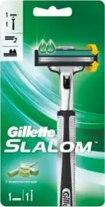 Gillette Slalom Станок, 1 шт, с 1 сменной кассетой фото
