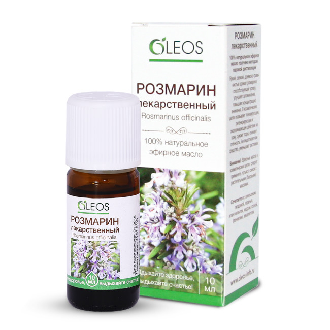 Oleos Розмарин Масло эфирное, 10 мл, 1 шт. фото