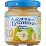 Бабушкино Лукошко детское пюре, пюре, 100 г, 1 шт, яблоко + груша фото