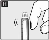 Инструкция по применению Райзодег ФлексТач, 100 МЕ/мл, раствор для подкожного введения, 3 мл, 5 шт. - схема 12