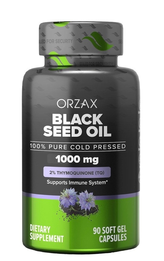 Orzax Ocean Масло семян черного тмина, 1000 мг, капсулы, 90 шт. фото
