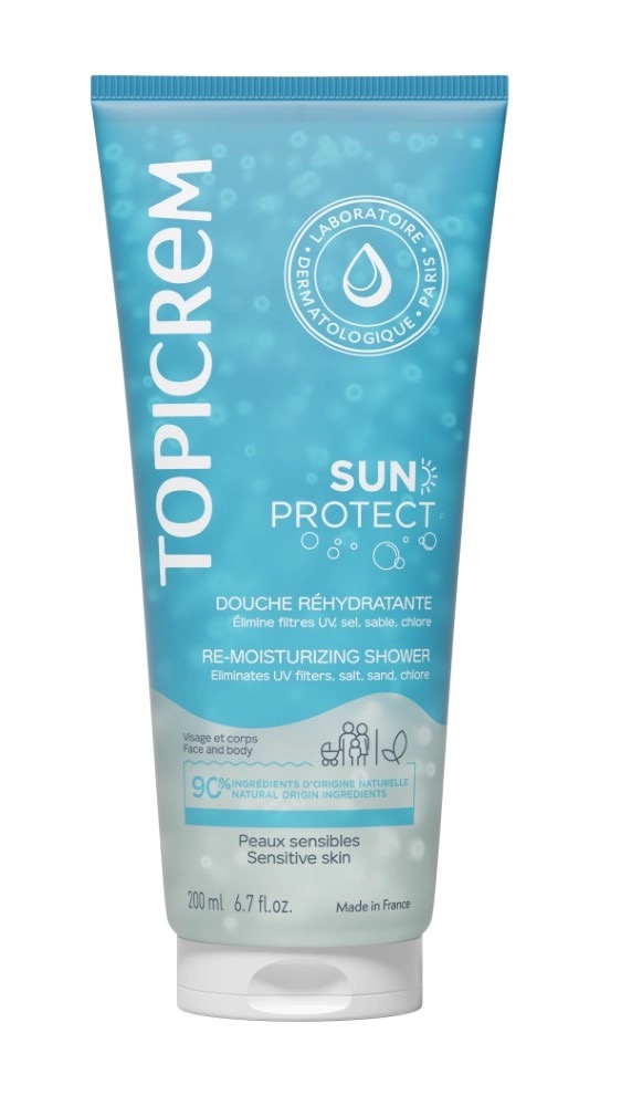 Topicrem Sun Protect гель для душа увлажняющий, гель, 200 мл, 1 шт. фото