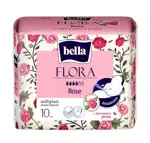Bella Flora, прокладки женские гигиенические, 10 шт, роза, 4 капли фото