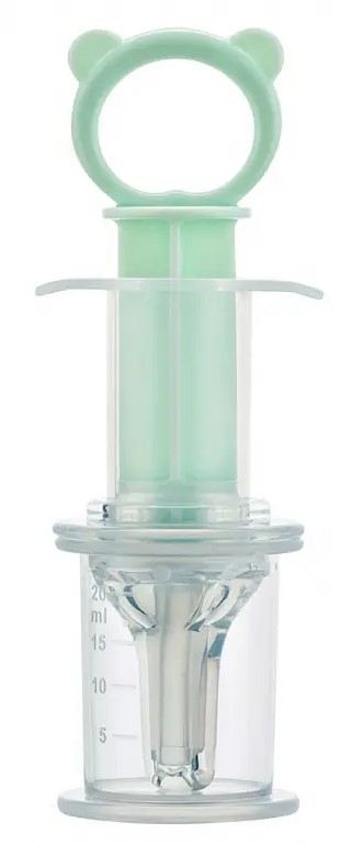 Roxy Kids Дозатор для ввода лекарств силиконовый наконечник в комплекте стаканчик-подставка с мерной шкалой, 10 мл, 1 шт. фото