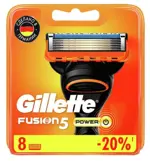 Gillette Fusion Power кассеты сменные для безопасных бритв, 8 шт. фото 1