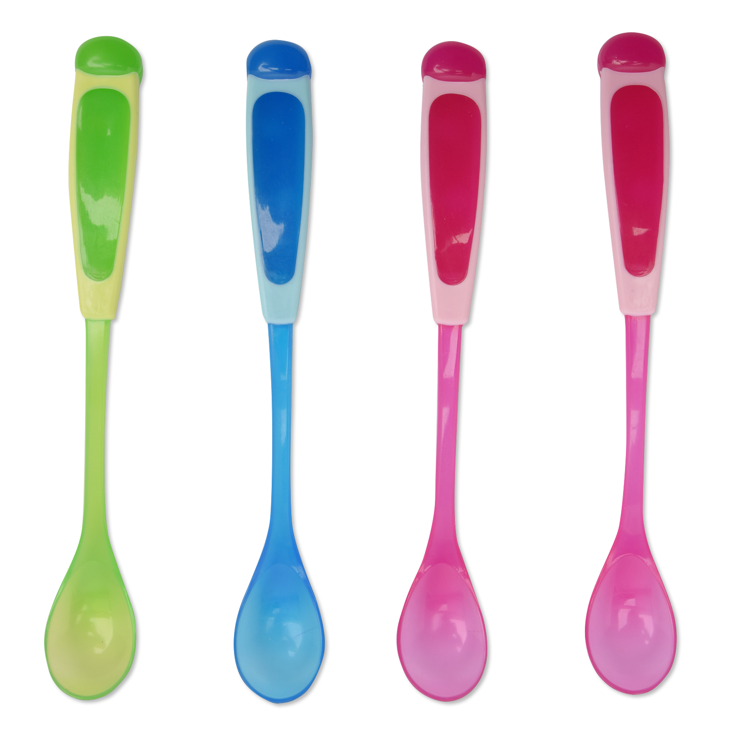 Canpol Ложка для кормления с длинной ручкой, 1 шт, цвет в ассортименте, 4+ мес, арт. 56/582 фото