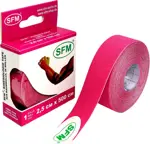 SFM-Plaster кинезио-тейп лента, 2.5 см х 500 см, 1 шт, розового цвета фото