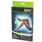 B.Well Pro Чулки компрессионные прозрачные, 1 класс компрессии (18-22 mmHg), р. 5, пара, 1 шт, сафари, арт. JW-212, с ажурной резинкой фото
