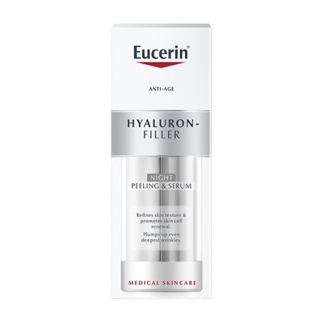 Eucerin Hyaluron-Filler Эксфолиант-сыворотка ночная, сыворотка, 30 мл, 1 шт, для всех типов кожи фото