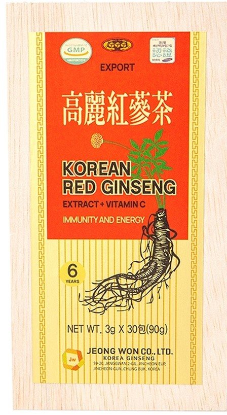 Экстракт корня красного женьшеня с витамином С, 3 г, гранулы для приготовления раствора для приема внутрь, 30 шт. фото