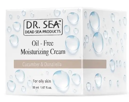 Dr. Sea Крем для лица безжировой с экстрактами огурца и дуналиеллы, крем для лица, 50 мл, 1 шт. фото