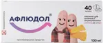 Афлюдол, 100 мг, таблетки, покрытые пленочной оболочкой, 40 шт. фото