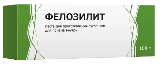 Фелозилит, паста для приготовления суспензии для приема внутрь, 100 г, 1 шт. фото