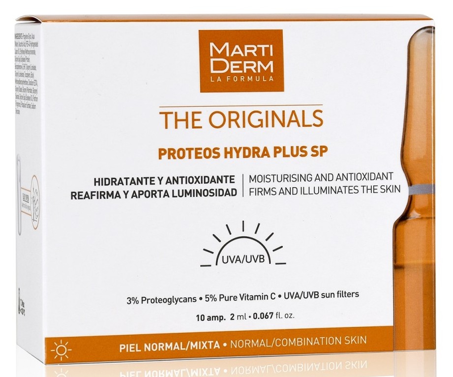 Martiderm the original proteos hydra plus sp ампулы для лица, сыворотка, 2 мл, 10 шт. фото
