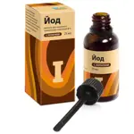 Йод, 5%, раствор для наружного применения спиртовой, 25 мл, 1 шт, с лопаткой фото