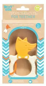 Roxy-kids Прорезыватель универсальный Лиса, 3+ мес, 1 шт, цвет в ассортименте фото