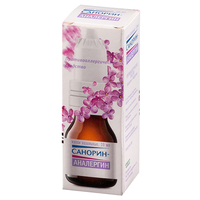 Санорин-Аналергин, капли назальные, 10 мл, 1 шт. фото