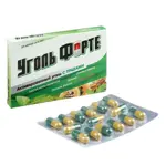 Уголь Форте, 350 мг, капсулы, 15 шт. фото 