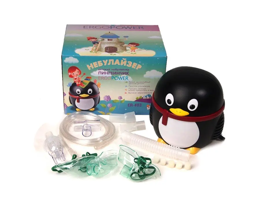 Ergopower ингалятор компрессорный ER-403 Пингвинчик, 1 шт. фото
