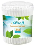 Икена Ватные палочки гигиенические, 100 шт. фото