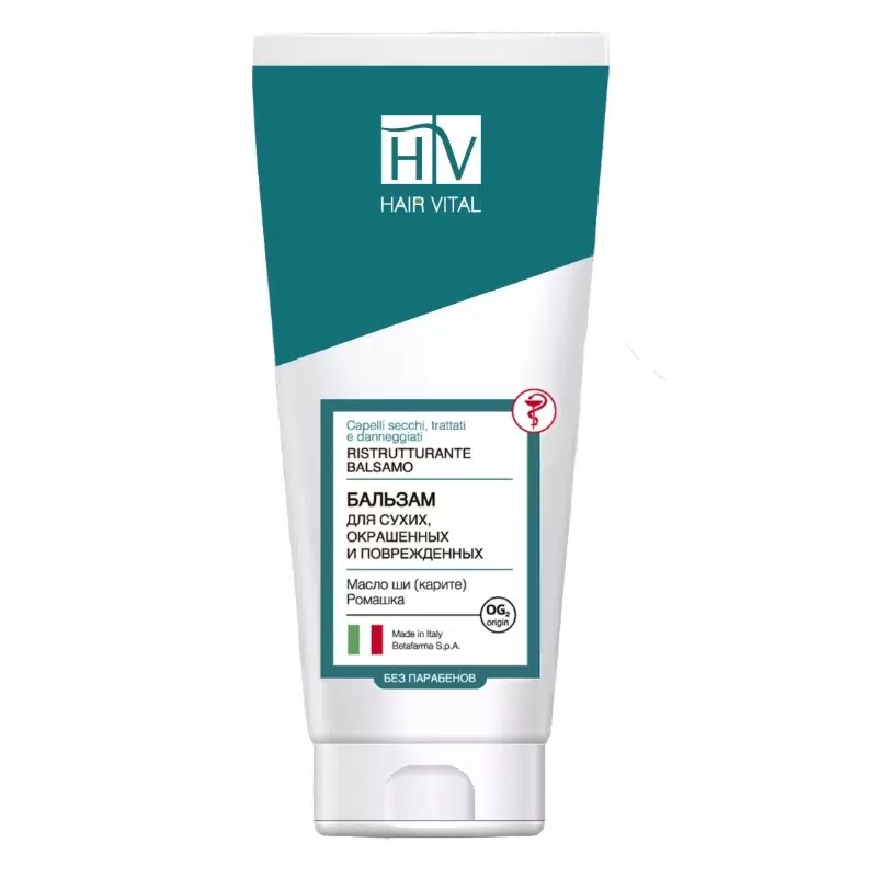 Hair Vital бальзам для сухих, окрашенных и поврежденных волос, бальзам, 200 мл, 1 шт. фото