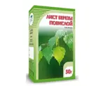 Березы повислой листья, сырье растительное измельченное, 50 г, 1 шт. фото