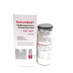 Бакцефорт, 0.5г+0.5г, порошок для приготовления раствора для внутривенного и внутримышечного введения, 1 шт. фото