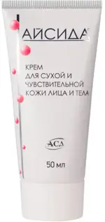 Айсида, крем для тела, 50 мл, 1 шт, для сухой и чувствительной кожи фото