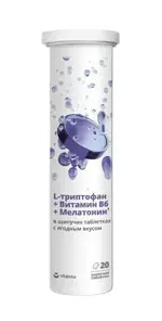 Витатека Комплекс для нормализации сна, таблетки шипучие, 20 шт, ягоды фото 