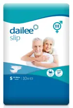 Dailee Slip Super Подгузники для взрослых, Small S (1), 10 шт, тяжелая степень недержания фото