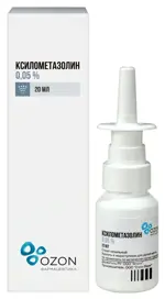 Ксилометазолин, 0.05%, спрей назальный, 20 мл, 1 шт. фото