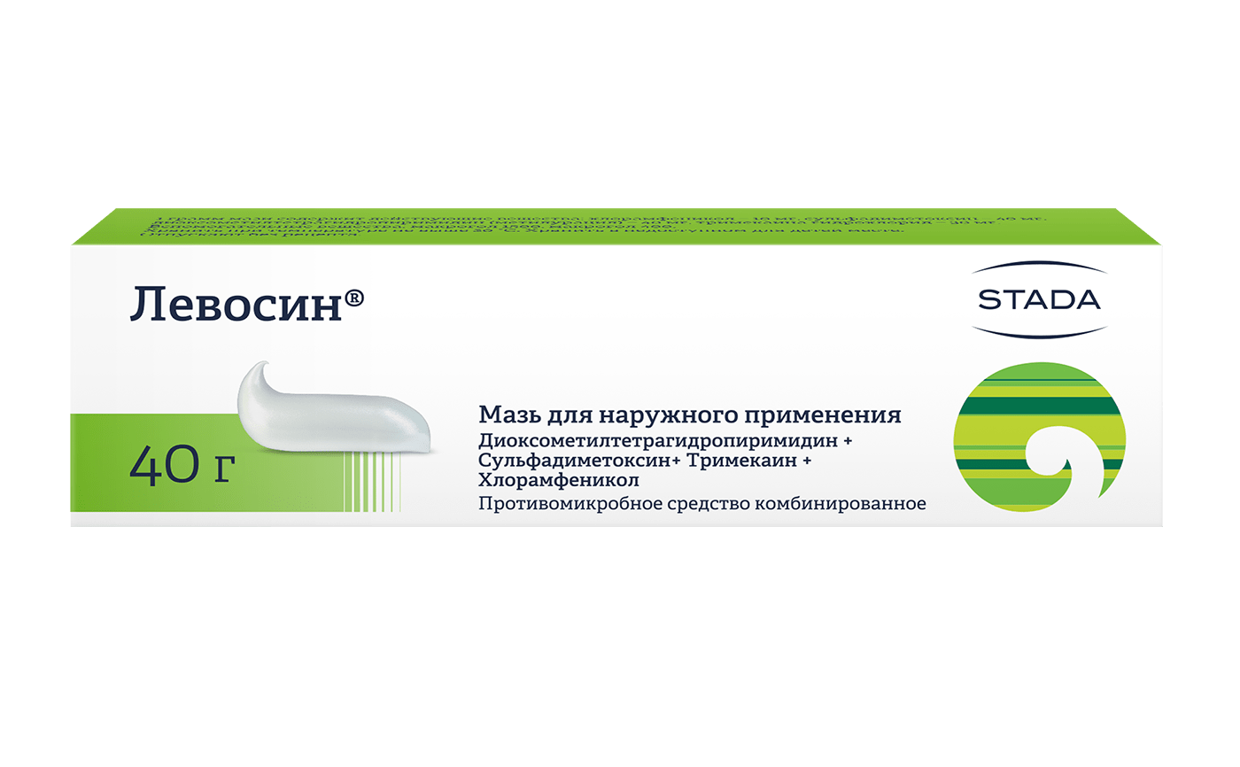 Левосин, мазь для наружного применения, 40 г, 1 шт. фото