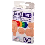 Sanitaplast Набор пластырей универсальный Большой №5, пластырь в комплекте, 30 шт, нетканая основа фото