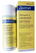 Долгит лосьон, жидкость для наружного применения, 100 мл, 1 шт, с камфорой фото