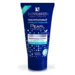 Novosvit Гиалуроновый скраб для умывания с жемчугом, скраб, 150 мл, 1 шт, для лица фото