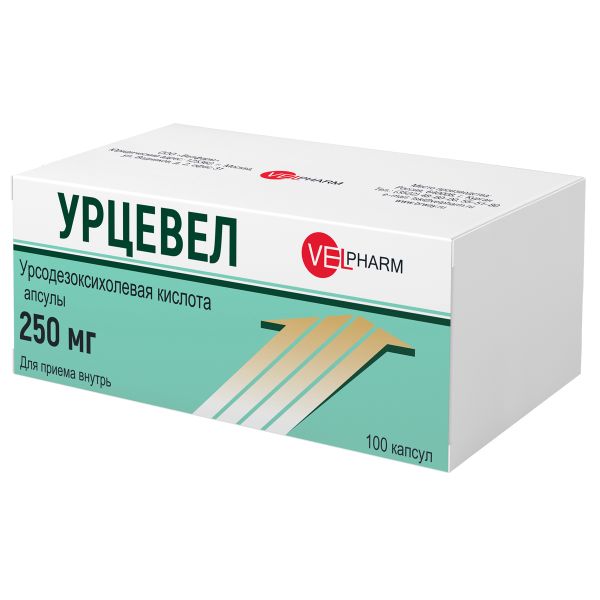 Урцевел, 250 мг, капсулы, 100 шт. фото