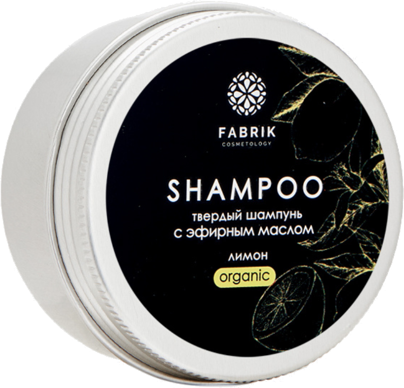 Fabrik Cosmetology Шампунь твердый с натуральным маслом, шампунь, 55 г, 1 шт, лимон фото