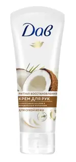 Dove Крем для рук кокосовое масло и миндальное молочко, крем для рук, 75 мл, 1 шт. фото