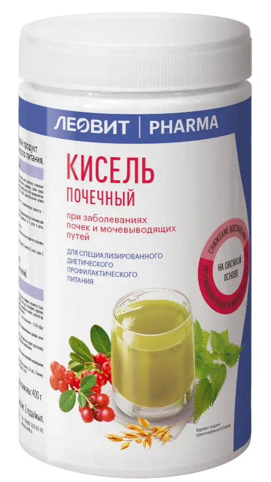 Леовит Pharma кисель почечный, кисель, 400 г, 1 шт. фото