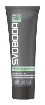 Svoboda Men Care Крем после бритья, крем, 80 мл, 1 шт, с витаминами E и F фото