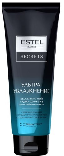 Estel Secret Гидро-шампунь бессульфатный Ультра увлажнение, шампунь, 250 мл, 1 шт. фото