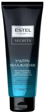 Estel Secret Гидро-шампунь бессульфатный Ультра увлажнение, шампунь, 250 мл, 1 шт. фото