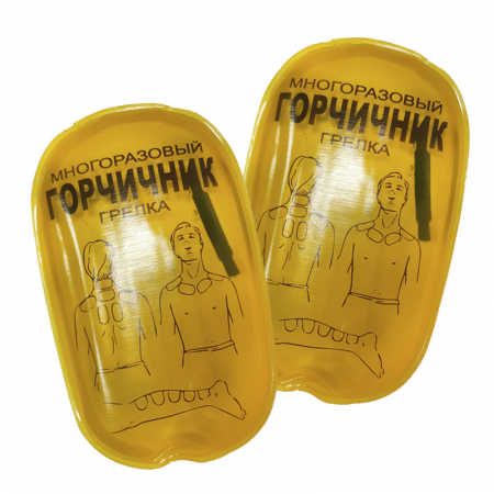 Грелка солевая Горчичник малая, 1 шт, 13x8x1,5 см фото