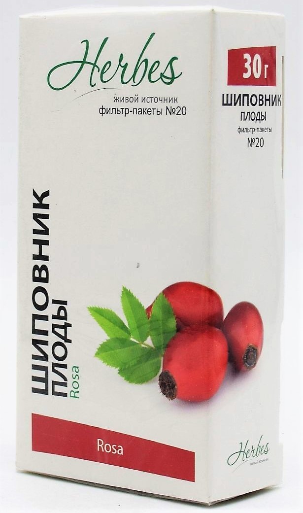 Шиповника плоды, фиточай, 1.5 г, 20 шт. фото