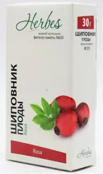 Шиповника плоды, фиточай, 1.5 г, 20 шт. фото