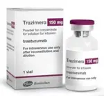 Тразимера, 150 мг, лиофилизат для приготовления концентрата для приготовления раствора для инфузий, 1 шт. фото