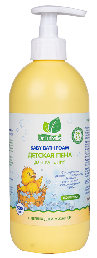 Dr. Tuttelle Пена детская для купания, 500 мл, 1 шт. фото